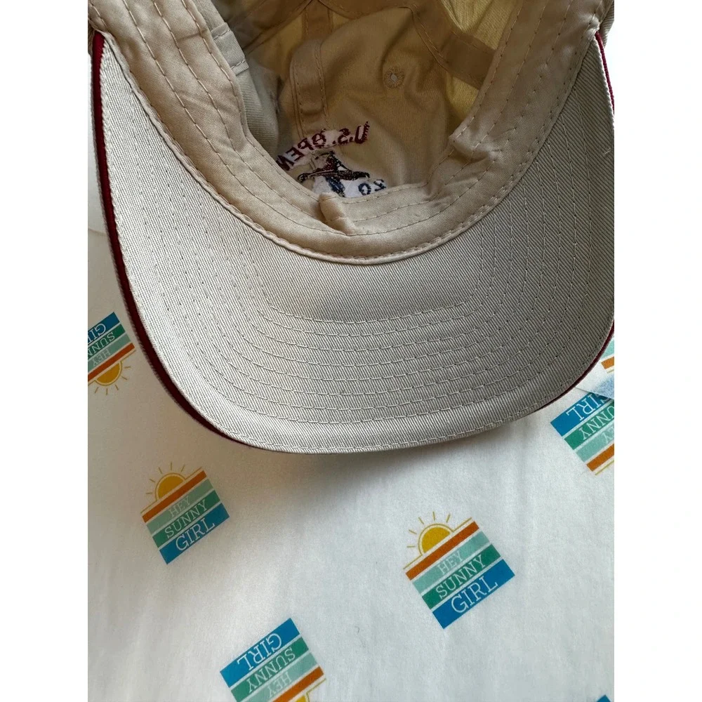 Women's USGA Member 2009 US Open Bethpage Black Golf Tan Baseball Cap Adjustable